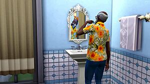 indian stepdaughter walks in on naked daddy and sucks his sad cock dry