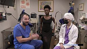 Dr Tampa's nurse rina arem deepthroats patient cock backstage at virginity clinic hospital