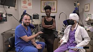 Dr Tampa's nurse rina arem deepthroats patient cock backstage at virginity clinic hospital