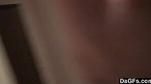 hey check out this brunette teen groping her shaved pussy in mirror masturbation