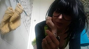 giantess milf mommy hypnotizes stepson with dirty talk ass worship and huge tits