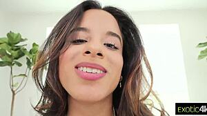 Latina Petite Spinner Slut Creampie Filled Big Cock Riding