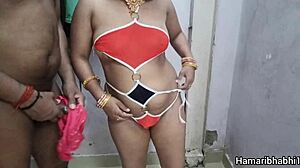 Indian Desi Bhabhi Hamaribhabhi1 Rides Devar Hardcore Pussy Pounding Big Tits Action