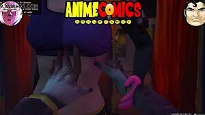 intense passion as joker bangs prostitute harley quinn in wild comic frenzy