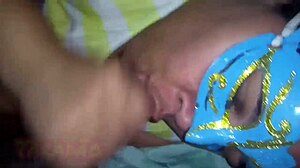 gagging puta chokes deepthroat huge cock spits cum facial swallows every drop!