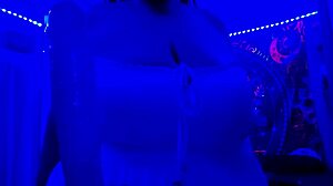 Chubby BBW Takes Monster BBC And Huge Natural Tits Dildo Pounding