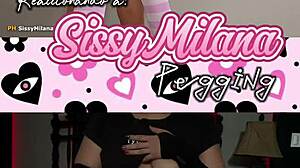 whoa sissymilena pegs astarioth's ass in femdom domination frenzy!!