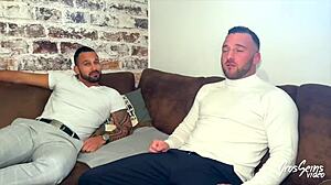 Aurbeaureal Gorgeous Blonde Milf Craves Two Thick Cocks In Lingerie Stockings Mmf Threesome