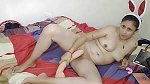 My new big dildo fits so perfectly