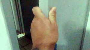 Spying Couple Fucks Anal Crossdresser Open Door Pousada