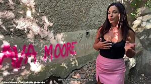 whoa this wild outdoor suck fest with 10 strangers leaves me dripping cum everywhere