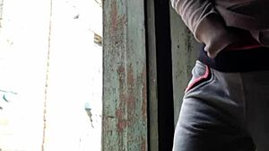 caught neighbor jerking now i spank and strap-on fuck her to orgasm