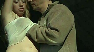 Bdsm teen bound tight, spanked raw, fucked rough in garage kink