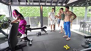 hayley quinn begs for triple penetration creampie gangbang to get impregnated