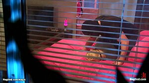 Blonde Student Hogtied Bound Choked Deepthroated by Big Cock Master