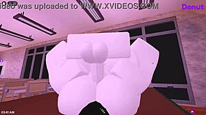 Classroom roblox pounding sneaky fucks during lesson no one notices