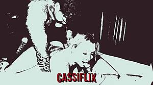 branquinha surrounded by big black cocks pounding her pussy and ass hard