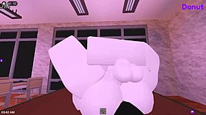 Classroom roblox pounding sneaky fucks during lesson no one notices