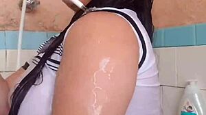 ever watched her wet arm in the bath part 2?