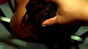 caged whore ripped clothes monster cock fucks deep then cum covers face