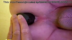 wanna watch this amateur take a huge anal plug deep in her ass?