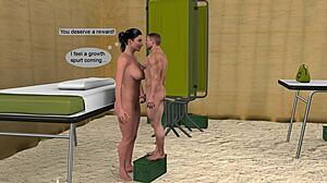 Tall Giantess Grows Huge Shrinks Man for Intense Sex Part 2