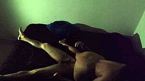 i surprised my step uncle with midnight fuck on security cam