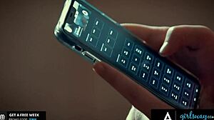 Unsatisfied brunette crave Angela White's busty scissoring and muff diving fantasy?