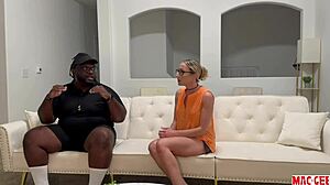 Blonde Milf Seduces Coach with Big Tits and Rides His Huge Cock