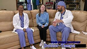 serena morgan endures dr tampa's intense strangers domination roleplay
