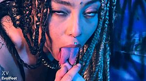 Perfect Feet Beg for Wet Latina Licks and Kisses