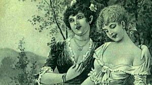 Vintage erotic drawings capture antique retro passion beautifully