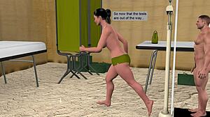 Tall Giantess Grows Huge Shrinks Man for Intense Sex Part 2