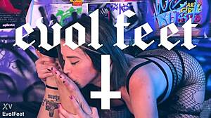 Perfect Feet Beg for Wet Latina Licks and Kisses