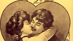 Vintage erotic drawings capture antique retro passion beautifully