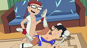 hentai cosplay star sf takes monster cock fight cumshot!