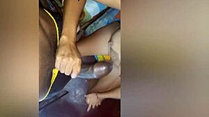 monster black cock pounds my white wife hard