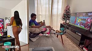 i acted like total slut flashing tits during brazil game