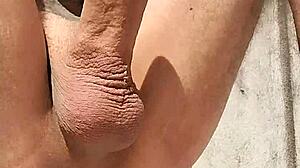 wanna see me stroke this monster cock outdoors risking new neighbors spotting?