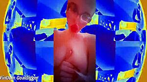 obsessed with my glasses and dripping nipples yet?