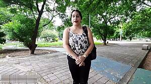 Unknown colombian milf pays hotel stay with juicy creampie fuck and big ass ride