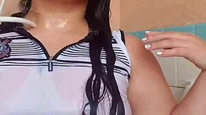 ever watched her wet arm in the bath part 2?