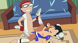 hentai cosplay star sf takes monster cock fight cumshot!