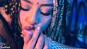 Perfect Feet Beg for Wet Latina Licks and Kisses