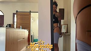 get ready with me routine from petite caribbean girl in aruba