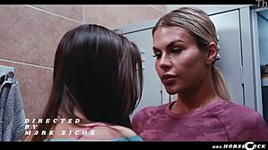 gym slut zlata shine wrecked by huge xxl futa shemale cock anal