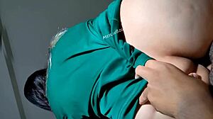 Cholita screams pleasure cheating homemade to pay debt