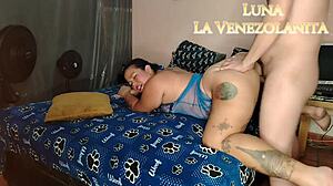 Morena Nalgona Sucks Fucks Shaking Ass to Pussy Creampie