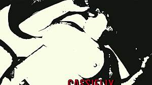 branquinha surrounded by big black cocks pounding her pussy and ass hard