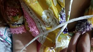 Stepbrother Gropes My Big Tits Puffy Nipples Shaved Pussy Night!